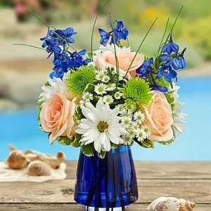 Summer Dunes & Blue Vase