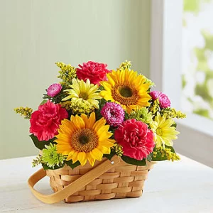 Sunny Garden Basket