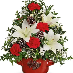 Christmas Lilies Tree